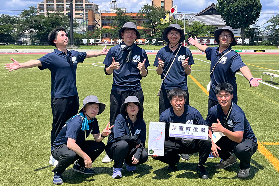 第23回全国社会人ゲートボール大会 親善の部第三位「芽室町役場」