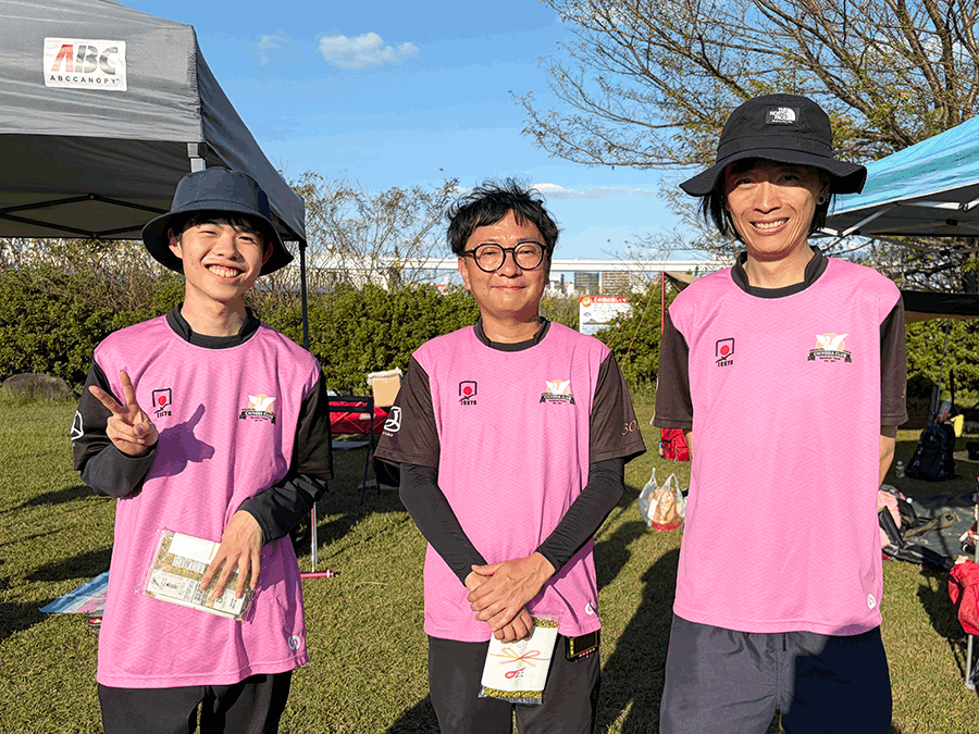 第32回 東京リレーション3大会【第3位】千代田クラブD（千代田区）